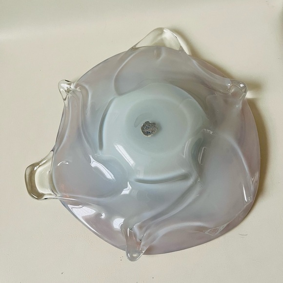 Murano Art Glass Bowl Diameter 10 Inches - Picture 3 of 11